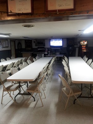 Banquet room - Seating for up to 80 people